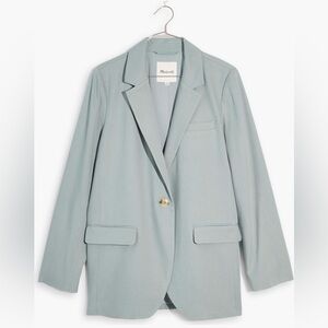 NWT. Madewell the Larsen Women's Blazer, Overcast, Size XS